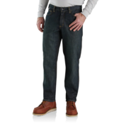 Carhartt FR Force Rugged Flex Relaxed Fit 5 Pocket Jean in Midnight Sand